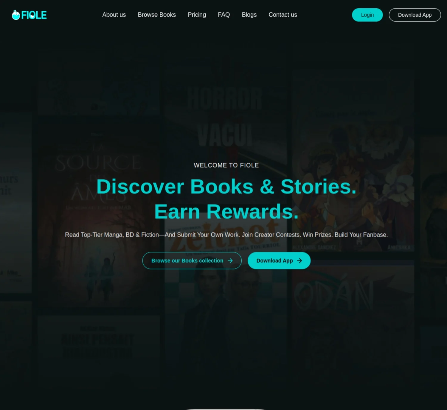 Fiole — live product screen
